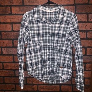 Roxy plaid flannel shirt